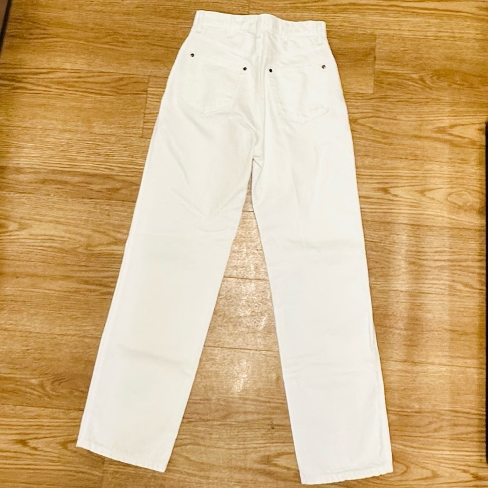 Reformation White Distressed Wash Vintage Jeans - Picture 10 of 11